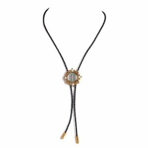Virgins Saints & Angels Cloister San Benito Bolo Tie in Gold NWT